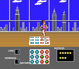 File:Dance Aerobics NES screen.png