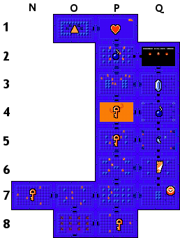 legend of zelda dungeon 5 map