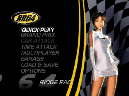 File:Ridge Racer 64 menu.jpg