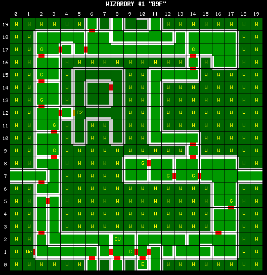 Wizardry Proving Grounds of the Mad Overlord/Floor 9 — StrategyWiki