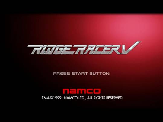 File:Ridge Racer V title screen.jpg