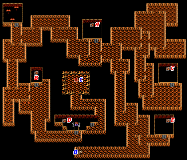 File:Final Fantasy 1 map cave Earth F3.png