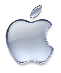 Apple's company logo.
