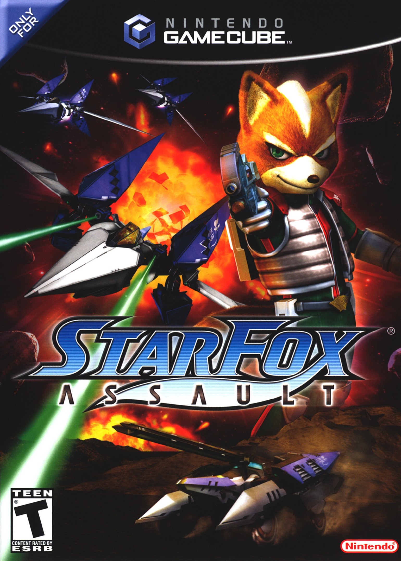 Box artwork for Star Fox: Assault.