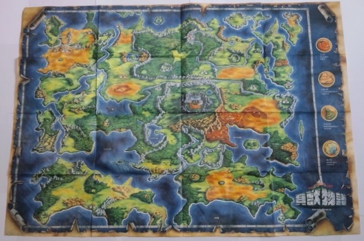 Kaijuu Monogatari cloth world map.jpg
