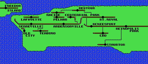 Superman NES Metropolis map.png