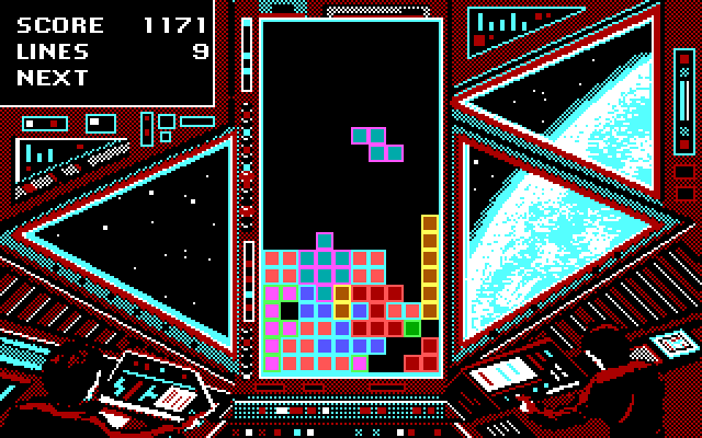File:Tetris Spectrum Holobyte DOS screen.png