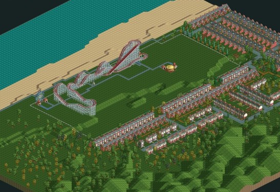 rollercoaster tycoon world cannot build buildings frolicking forest