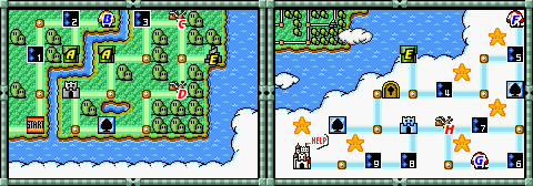 the wall in super mario bros 3 world 1 level 4