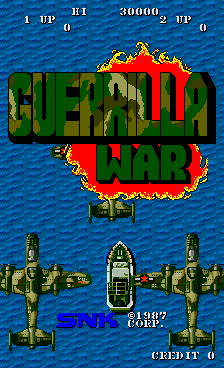 File:Guerrilla War arcade title screen.png