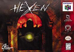 Box artwork for Hexen.