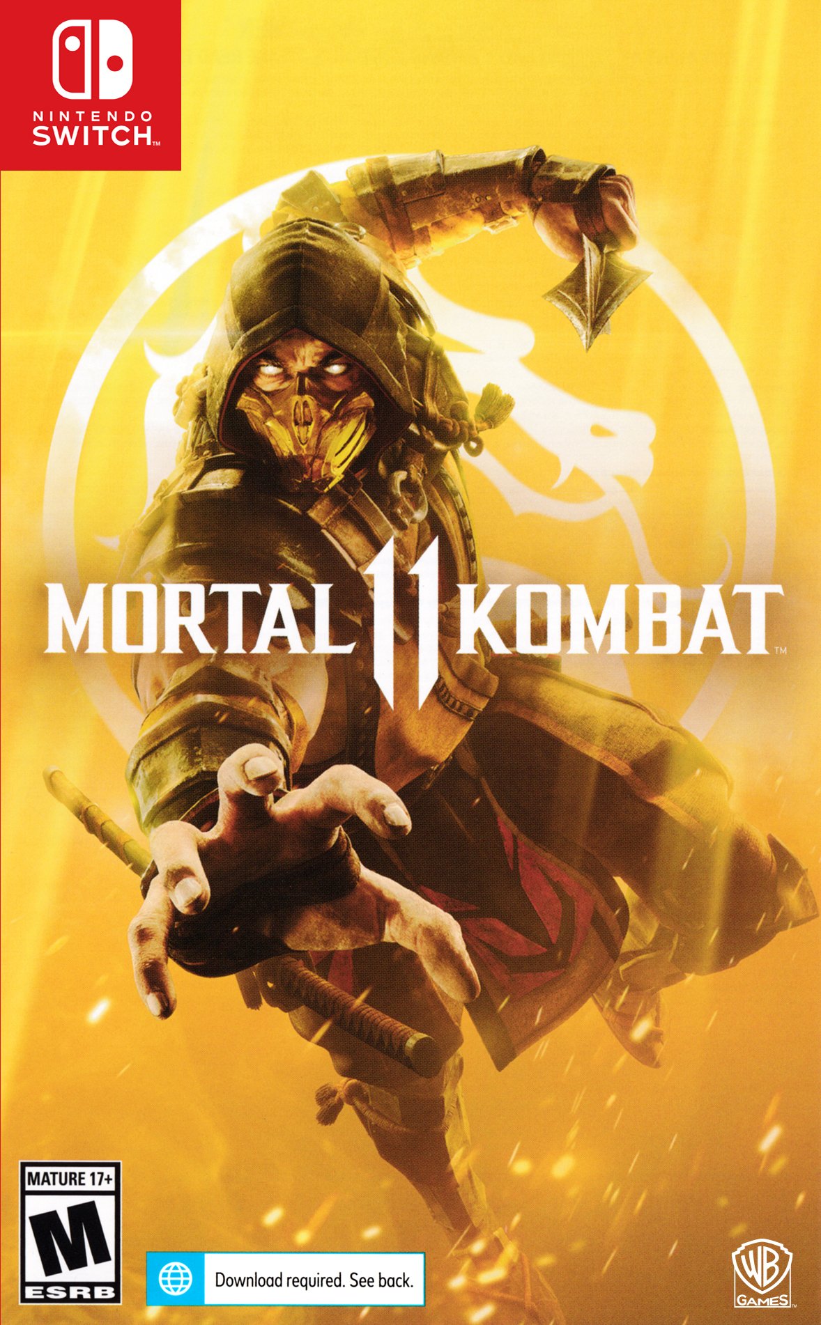 Box artwork for Mortal Kombat 11.