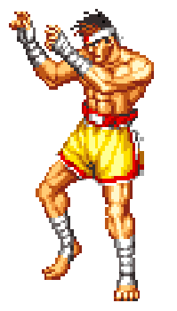 The Spriters Resource - Full Sheet View - Fatal Fury - Joe Higashi