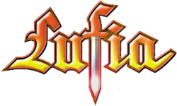 The logo for Lufia.