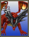 FFVIII Ruby Dragon monster card.png