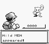 1] Mew obtained with the mew glitch in Pokemon blue virtual