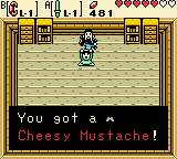 File:Zelda Ages Trading Cheesy Mustache.png