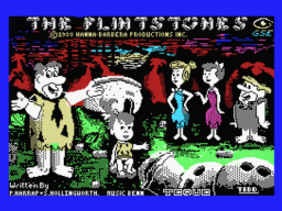 File:The Flintstones (1988) title screen (MSX).png