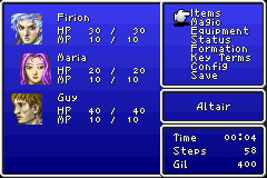 Final Fantasy II GBA Subscreen.png