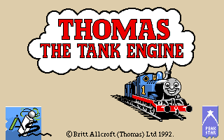 Thomas the Tank Engine and Friends title screen (Commodore Amiga).png