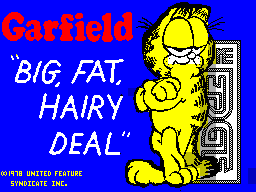 File:Garfield Big Fat Hairy Deal title screen (ZX Spectrum).png