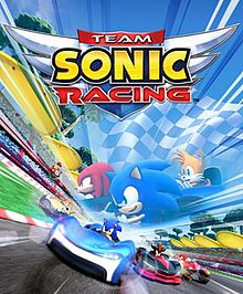 Box artwork for Team Sonic Racing.