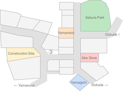 Map of Sakuragaoka