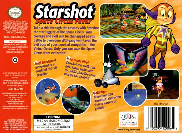File:Starshot Space Circus Fever n64 rear box.jpg