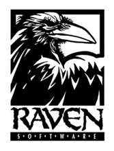 Raven Software's company logo.