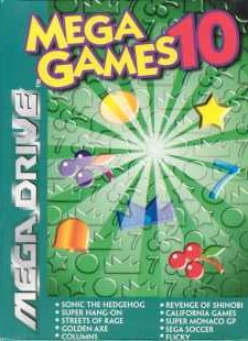 Box artwork for Mega Games 10.