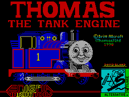 File:Thomas the Tank Engine and Friends title screen (ZX Spectrum).png