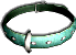 Dogz green suede collar.png