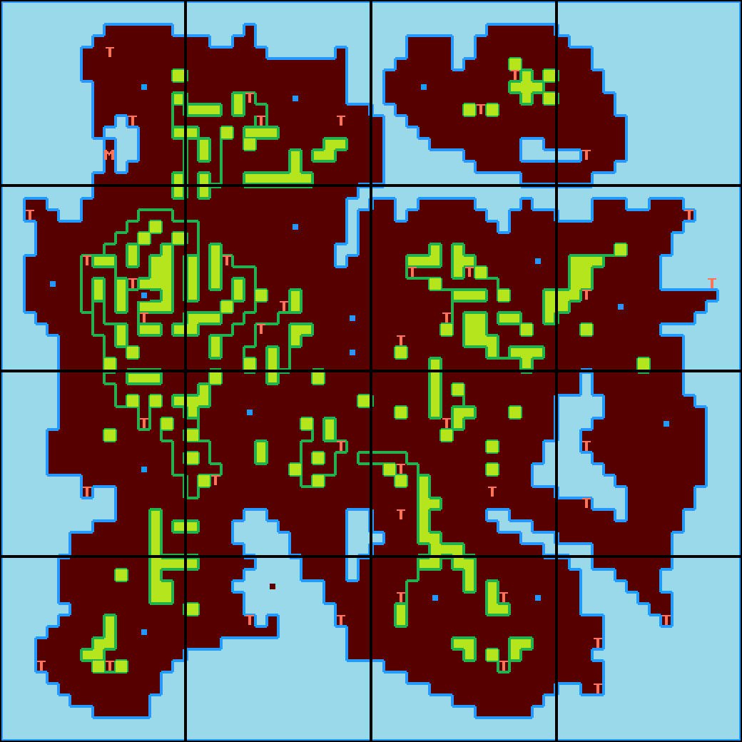 Dungeon Magic: Sword of the Elements/Paper map — StrategyWiki, the