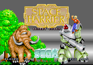 File:Space Harrier ARC title.png