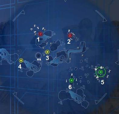 Map of Tatooine: Dune Sea