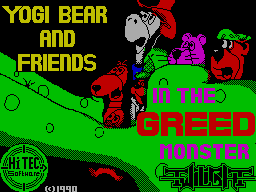 Yogi Bear and Friends in The Greed Monster title screen (ZX Spectrum).png