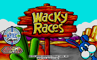 File:Wacky Races title screen (Commodore Amiga).png