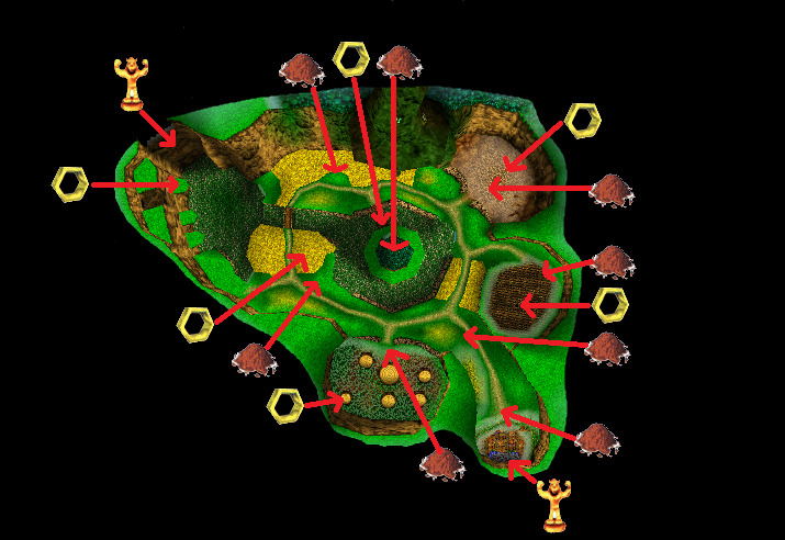 Banjo-Kazooie - Detonado PT-BR Pt. 01 - Spiral Mountain 