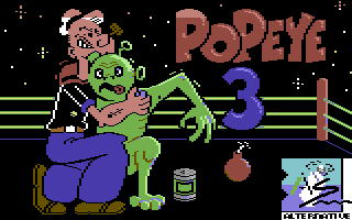 File:Popeye 3 Wrestle Crazy title screen (Commodore 64).png