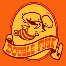 Double Fine Productions's company logo.