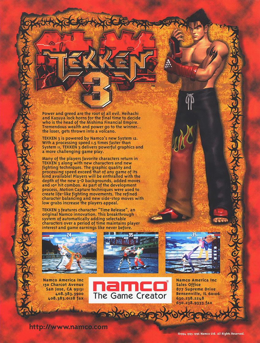 tekken 3 3d game