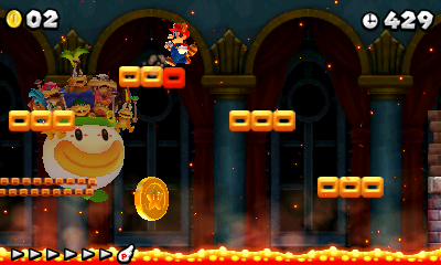 how to beat bowser new super mario bros world 6 castle 2