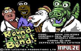 File:Round the Bend title screen (Commodore 64).png
