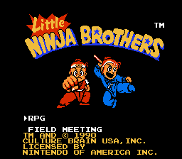 File:Little Ninja Brothers NES title.png