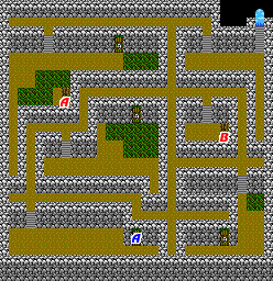 Final Fantasy II map Mysidia Cave F1.png