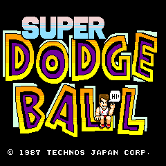 File:Super Dodge Ball ARC title.png