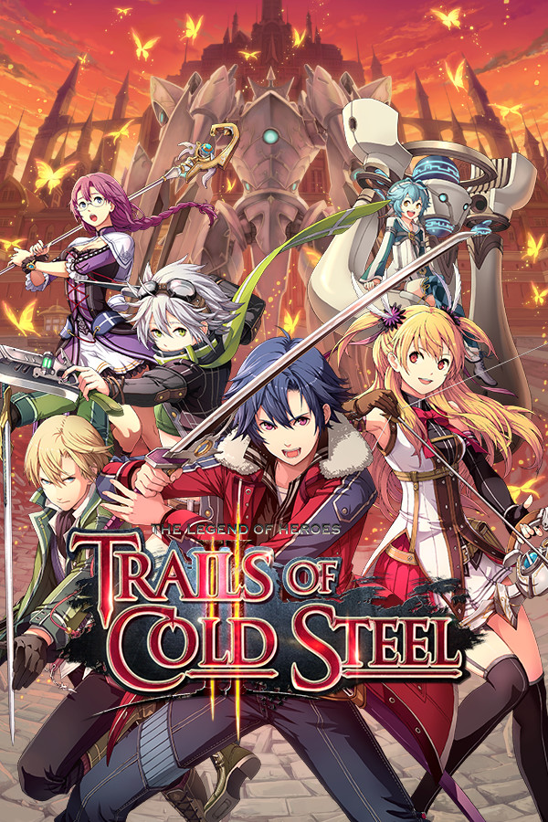 Box artwork for The Legend of Heroes: Trails of Cold Steel II.