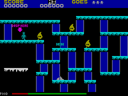 File:The Snowman gameplay (ZX Spectrum).png