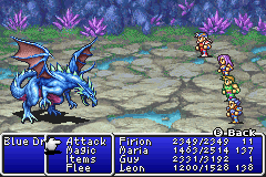Final Fantasy II boss Blue Dragon.png