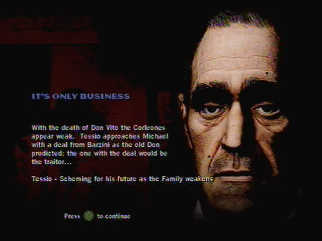 The Godfather: The Game\/It\u0026#39;s Only Business \u2014 StrategyWiki, the video game walkthrough and ...